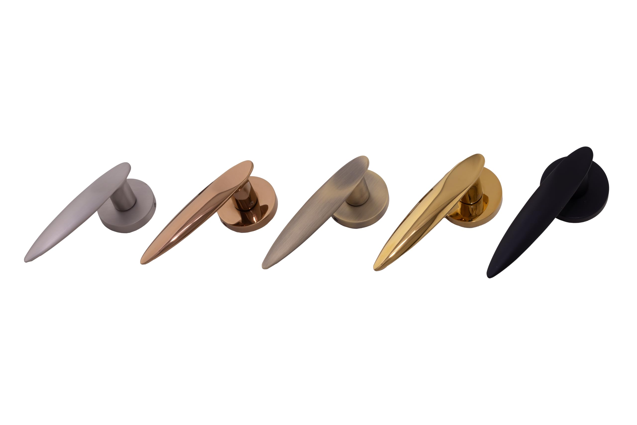 Flybird Hardware Premium Brass Mortise Handle – Moon | Complete